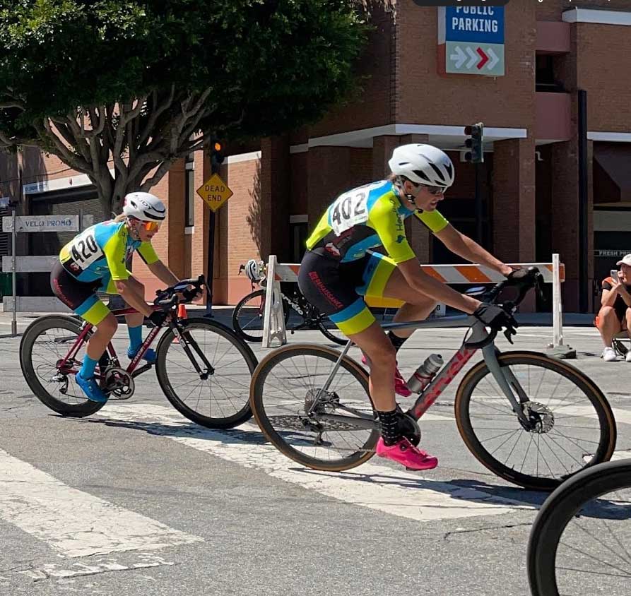 Megan Brinkmeyer and Axexis DeZubiria at Giro Di San Francisco